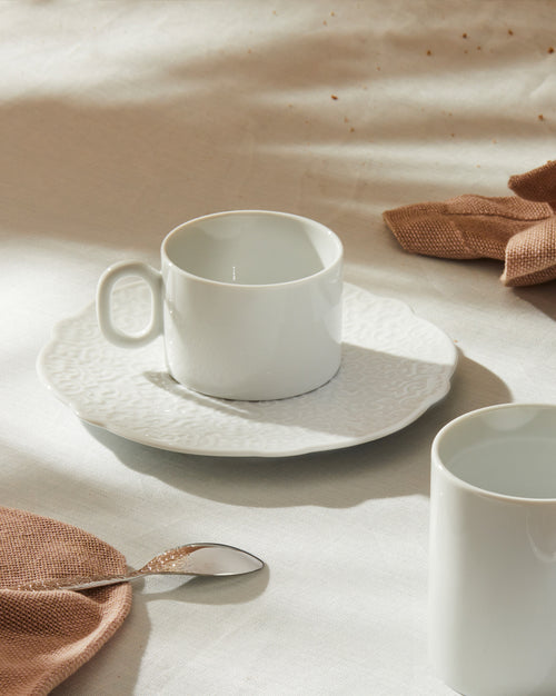 Dressed Default Title Saucer for mocha cup. 4 pieces Alessi 1