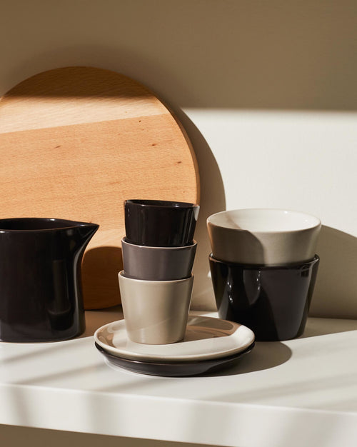 Tonale black Small cup. 4 pieces Alessi 1