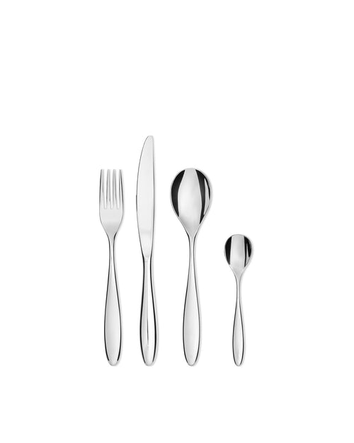 Mami knife monobloc Cutlery set 24 pieces Alessi