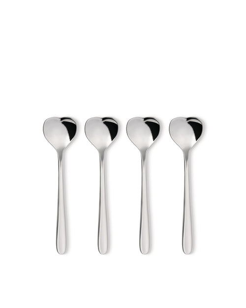 Big Love stainless steel Set of 4 tea spoons Alessi