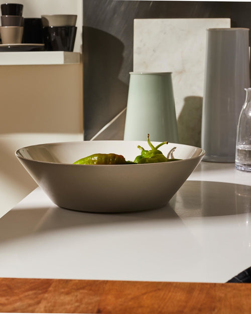 Tonale Light Grey Salad serving bowl Alessi 1