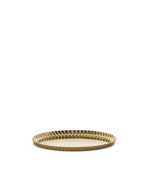 Pleats Default Title Round tray Alessi