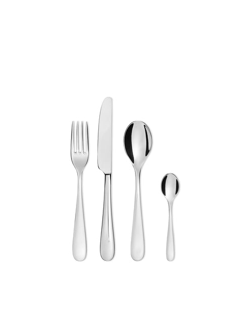 Nuovo Milano knife hollow handle Cutlery set 24 pieces Alessi