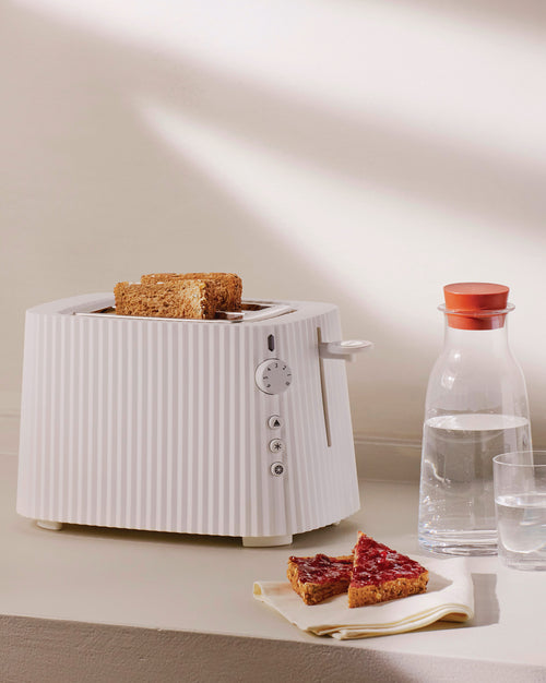 Plissé grey Toaster. English plug Alessi 9