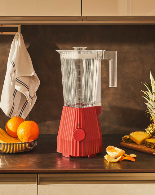Plissé red Blender. European plug Alessi 5