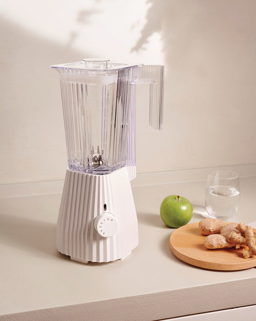 Plissé white Blender. European plug Alessi 5