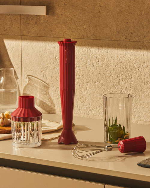 Plissé Default Title Hand blender set. European plug Alessi 3