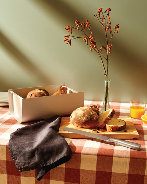 Mattina red Bread bin Alessi 1