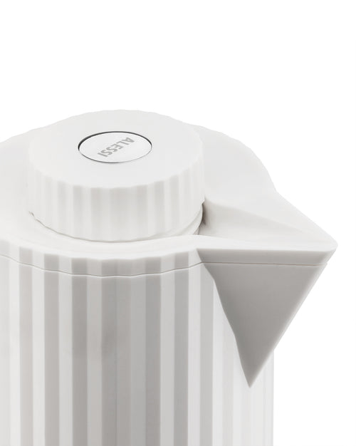 Plissé white Thermo insulated jug Alessi 2